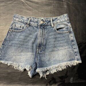 Pac Sun High Rise Festival Jean Shorts